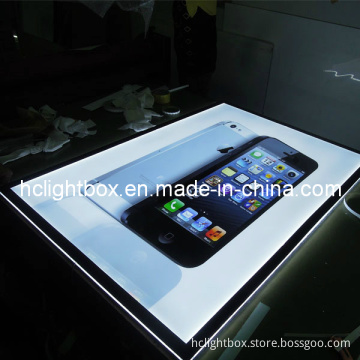 Acrylic Crystal Light Box Wall Mount Picture